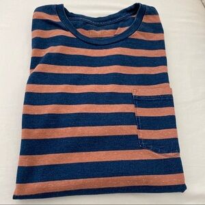 J. Crew Striped Pocket Tee